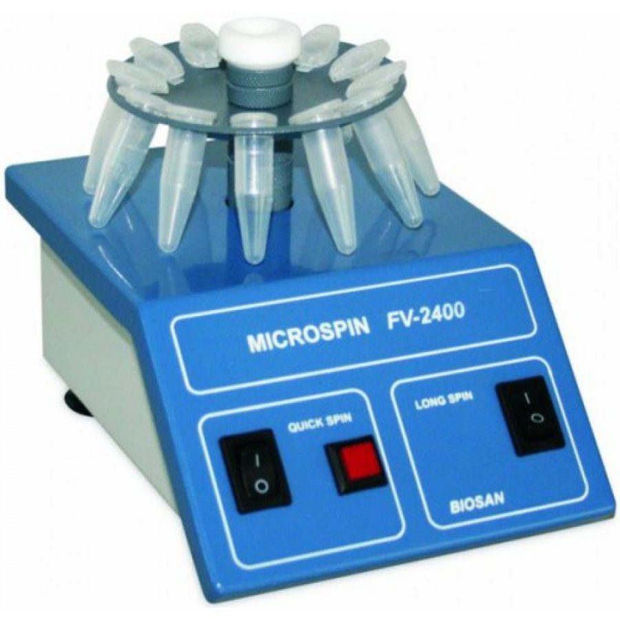 Мини-центрифуга-вортекс "Micro-spin" FV -2400, цвет синий