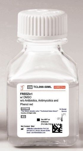 Среда для криоконсервации FREEZin1™ бессывороточная, с ДМСО, без антибиотиков, антимикотиков и фенолового красного, 50 мл